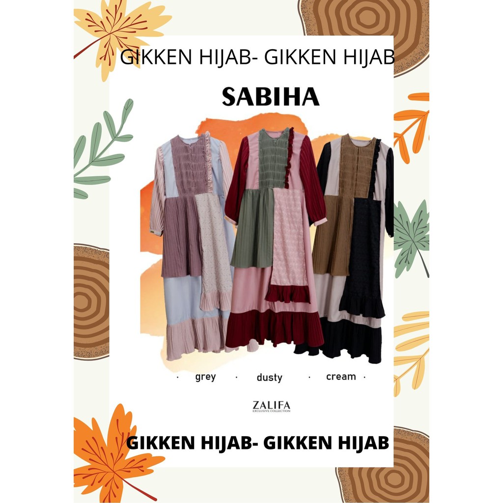 [ ZALIFA ] DRESS ZALIFA SABIHA SERIES