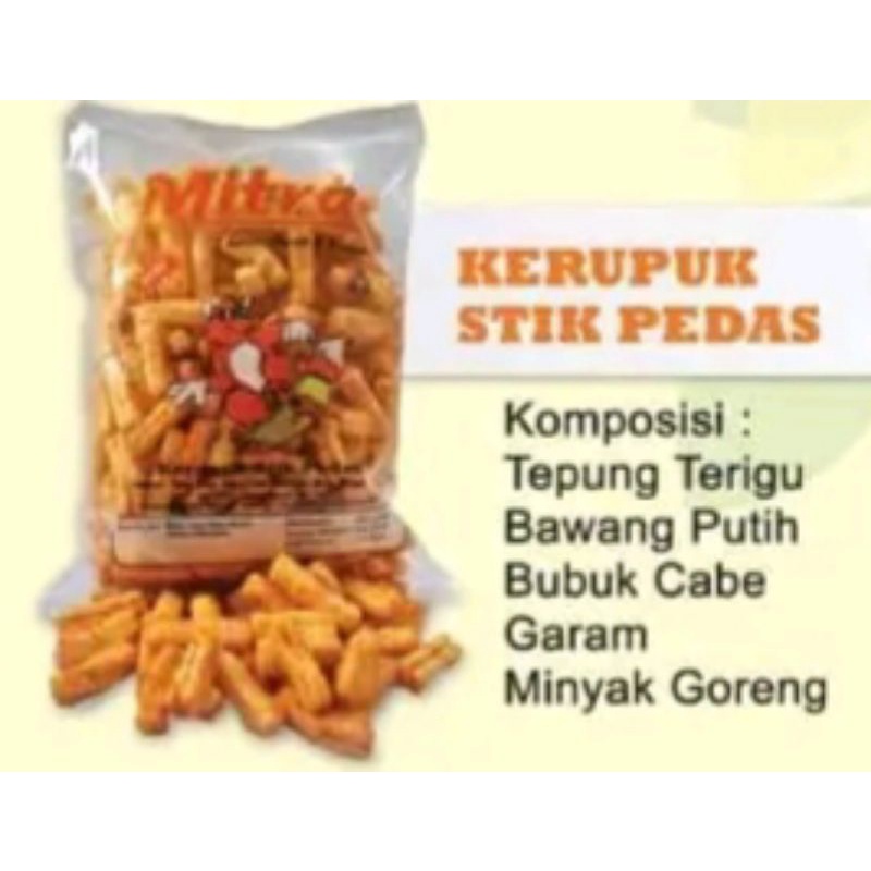 

KRUPUK STIK PEDAS Oleh oleh Khas Batu Malang