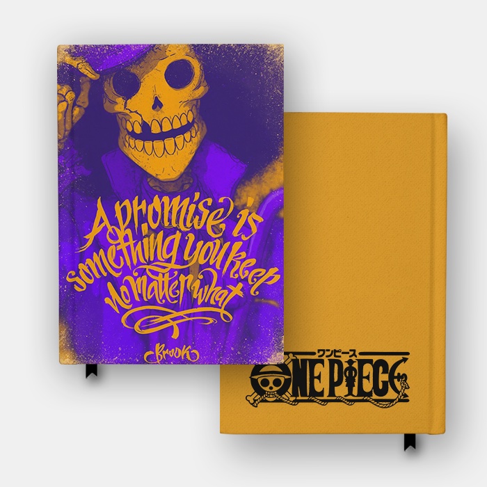 

Notebook Brook Promise One Piece Anime Cosplay Buku Tulis Hardcover Agenda Jurnal Diary Custom