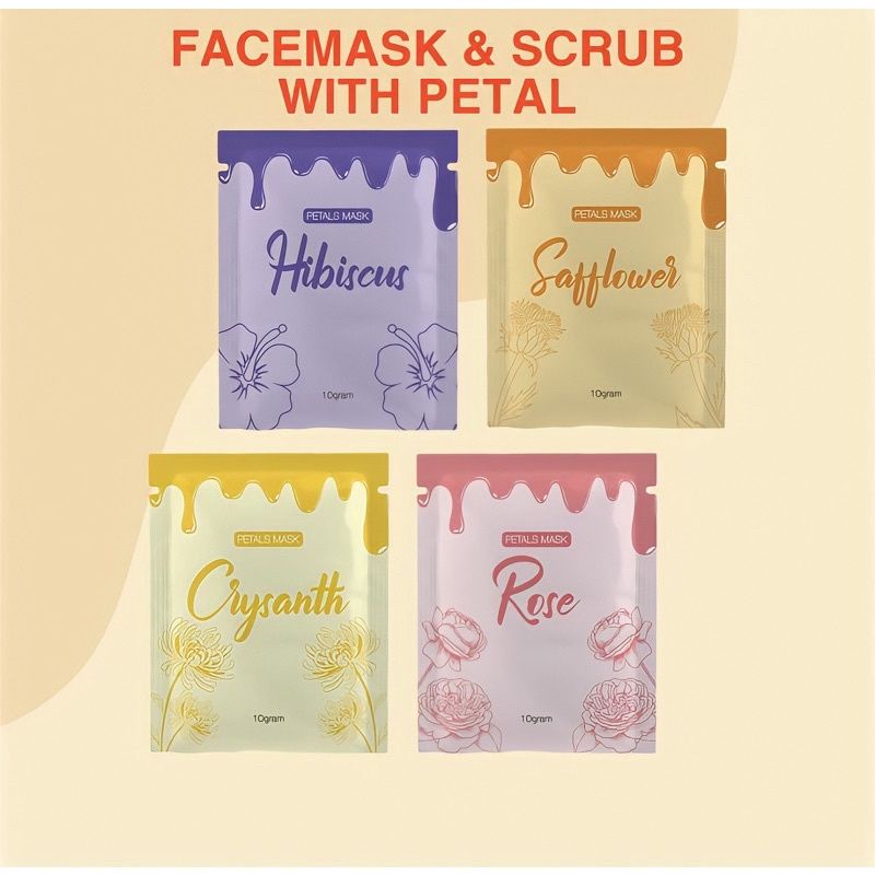 masker organik face mask &amp; scrub