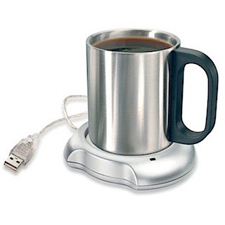 USB 2.0 Coffee Cup Warmer Pad with 4 USB Ports Hub pemanas kopi teh susu sangat praktis