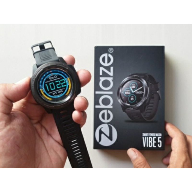 zeblaze Vibe 5 Fitness smartwatch second buka bungkus