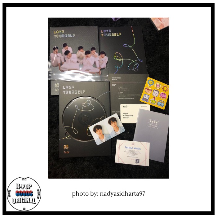 BTS Album - TEAR [ALBUM SEALED READY STOCK]