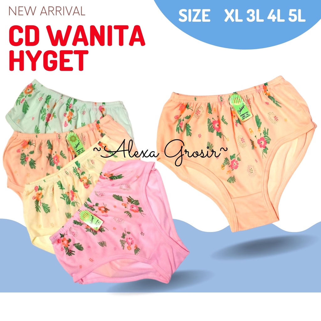 Undies Celana Dalam Wanita Murah Ukuran 3L Hyget