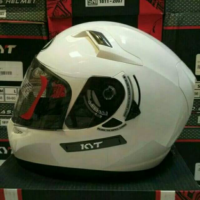 [COD] KYT K2 RIDER K2R SOLID Double VISOR HITAM DOFF / GLOSSY ORIGINAL KYT