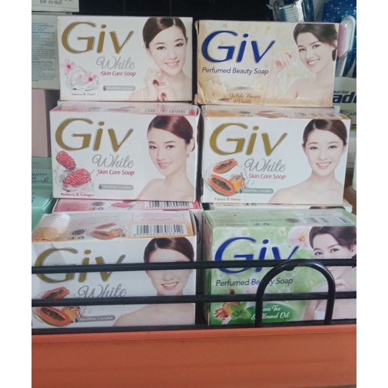 Giv white&Beauty sabun mandi batang