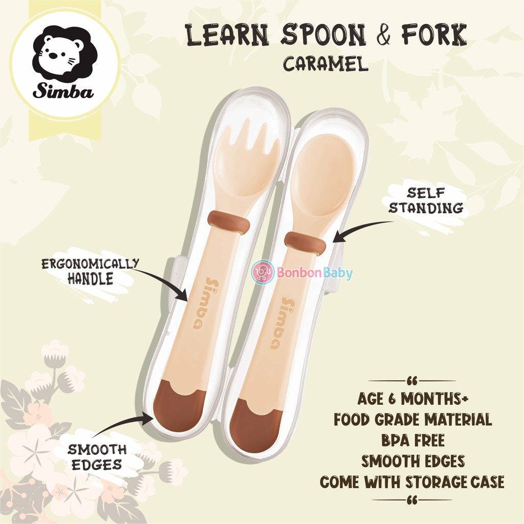 Simba Learn Spoon &amp; Fork Set P3371 / 3385