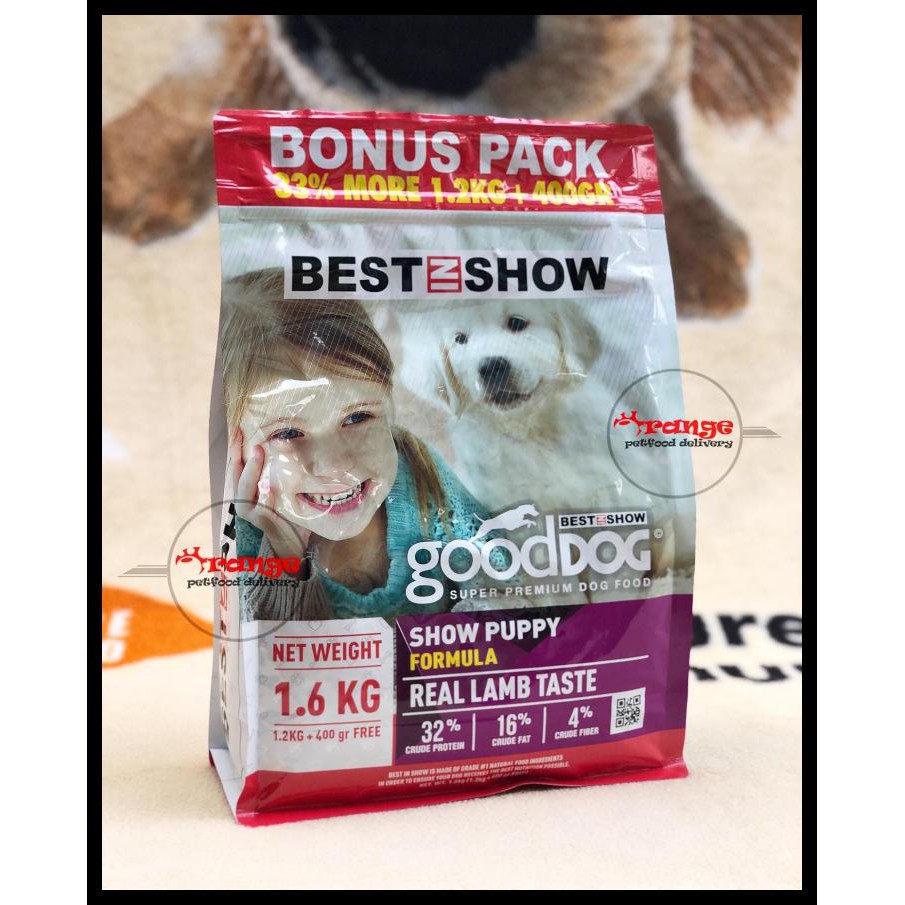 BEST IN SHOW ( GOOD DOG ) PUPPY LAMB FORMULA 1,6 KG DOG FOOD