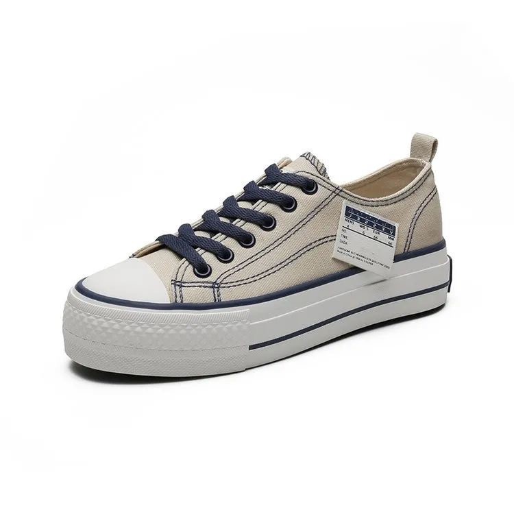 Sepatu Kanvas Wanita Sneakers Casual Low Cut