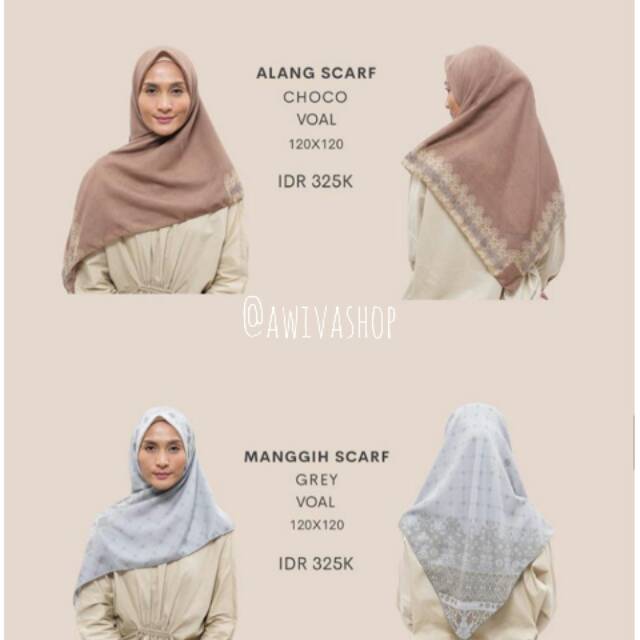 Alang Scarf dan Manggih Scarf by RiaMiranda