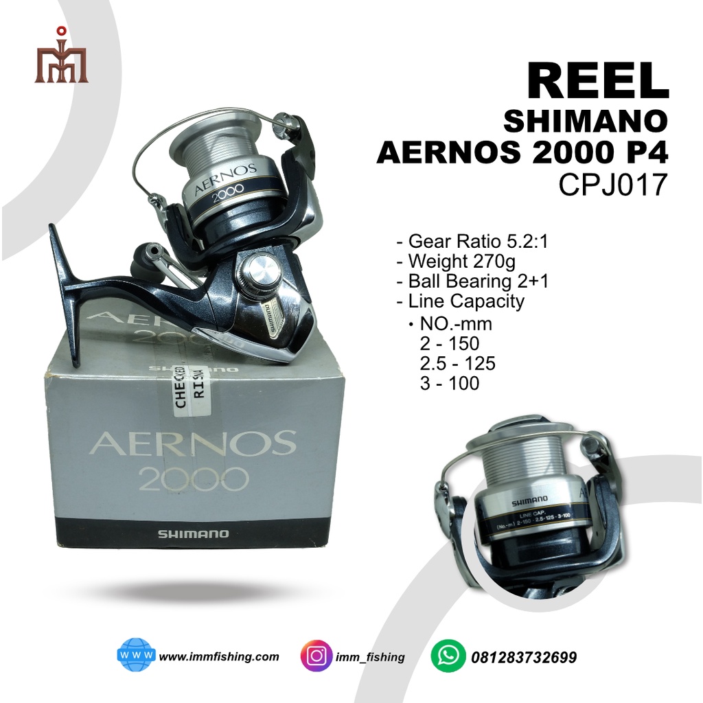 REEL SHIMANO AERNOS 2000 P4
