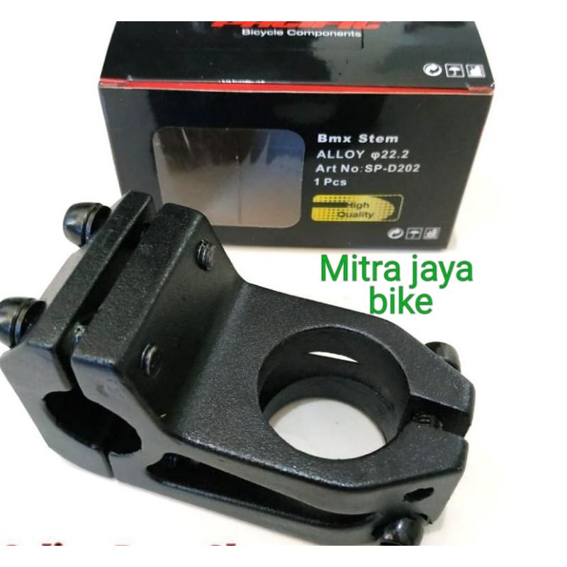 Stem dudukan stang sepeda BMX merek pacific