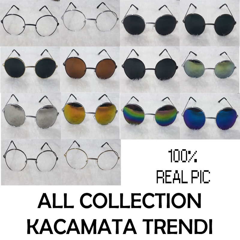 BESTSELLER!!Kacamata Keren / kacamata Gaya / Kacamata Trendy / Gun Smoke / nastushaa