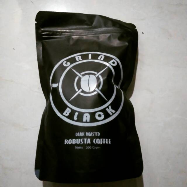 

KOPI BUBUK ROBUSTA (Grind black coffee) 200 gram bubuk kopi kopi hitam kopi gresik kopi robusta