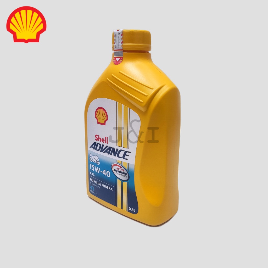 Oli Shell Advance AX5 15W-40 API SL JASO MA2 0,8 Liter