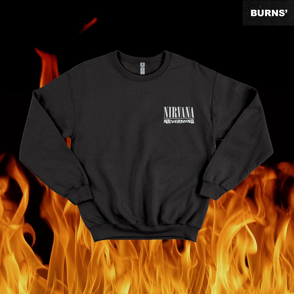 NIRVANA LOGO CREWNECK
