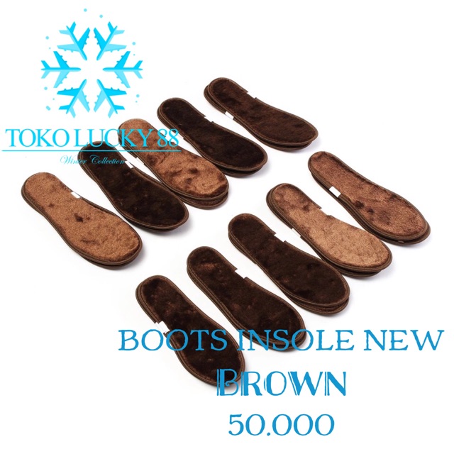 IMPORT MOLLAD Boots Insole New Alas sepatu thermal boots insole