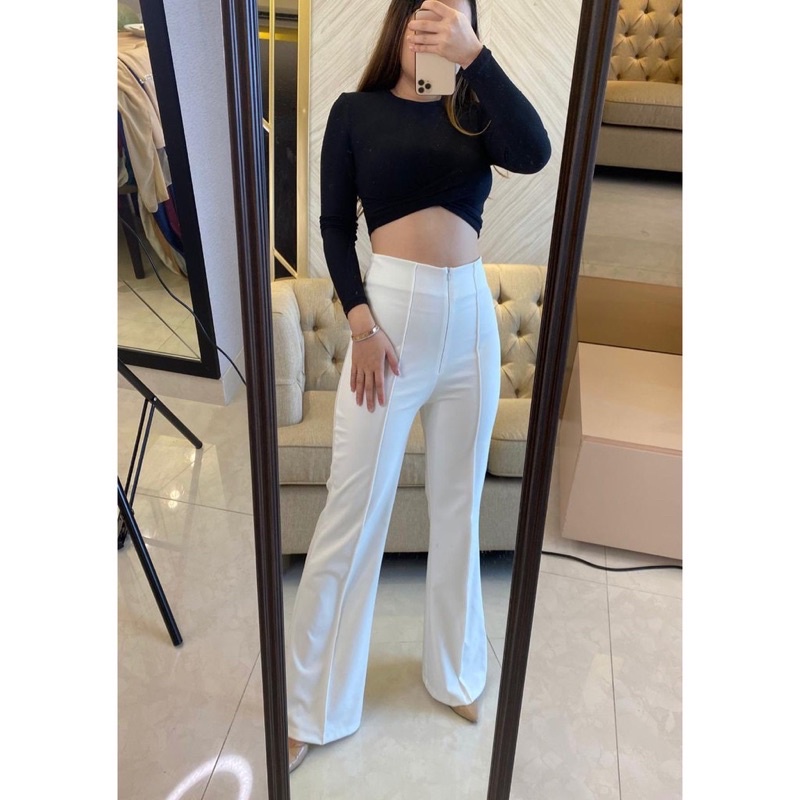 CELANA CUTBRAY CUBIT SCUBA PREMIUM TEBAL { M L XL XXL } WIDE LEG | HIGH WAIST KULOT CUTBRAY | CELANA FORMAL WANITA | CELANA KERJA