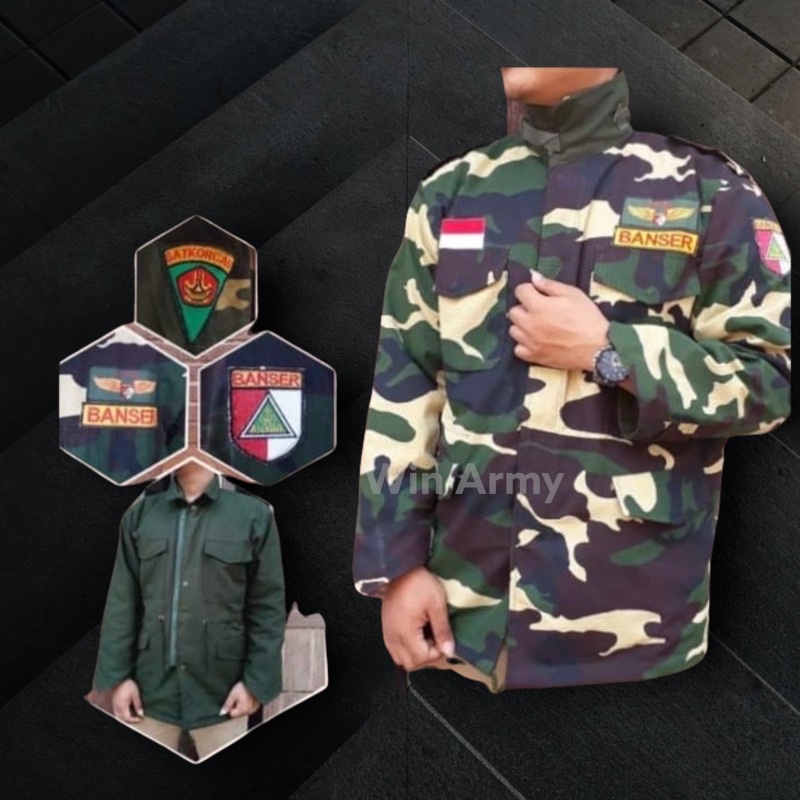 JAKET BANSER NU BOLAK BALIK / Jaket Banser Nato