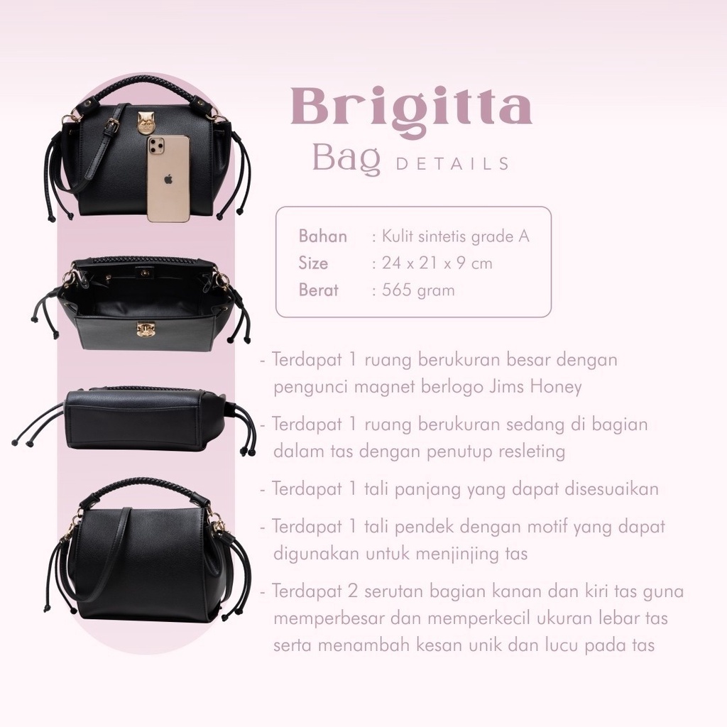 JIMS HONEY TAS WANITA TOTEBAG BRIGITTA BAG