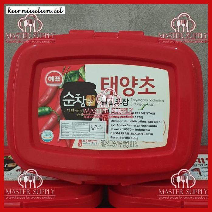 

Aneka-Sambal- Sajo Gochujang / Sambal Pasta Korea / Sajo Hot Pepper 500 Gr -Pedeeeeeezzzzzzz.