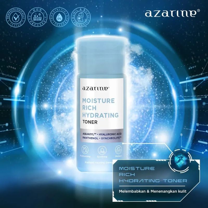 AZARINE Toner Multi-Acids / Hydrating / Exfoliating / Mild Purifying / Polypeptide Fresh Vitality 90 ml