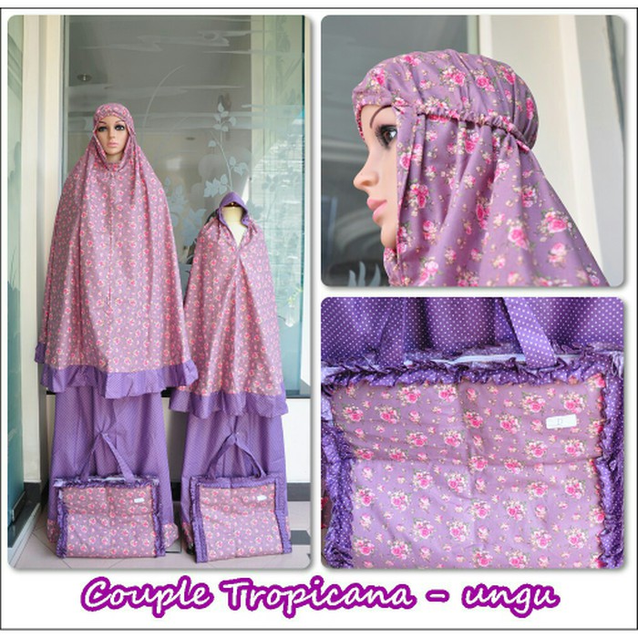 Terbaru Mukena Couple Katun / Mukenah Ibu Anak / Set Sajadah