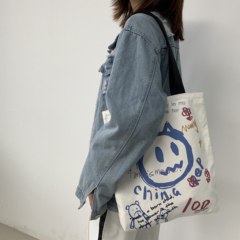FINOM ART - Tote Bag Printing Planet Full Color