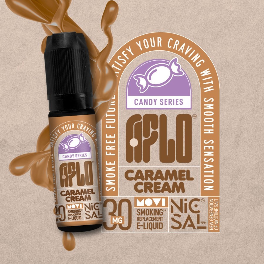 AFLO CARAMEL CREAM SALT NIC - AFLO CARAMEL - 15ML