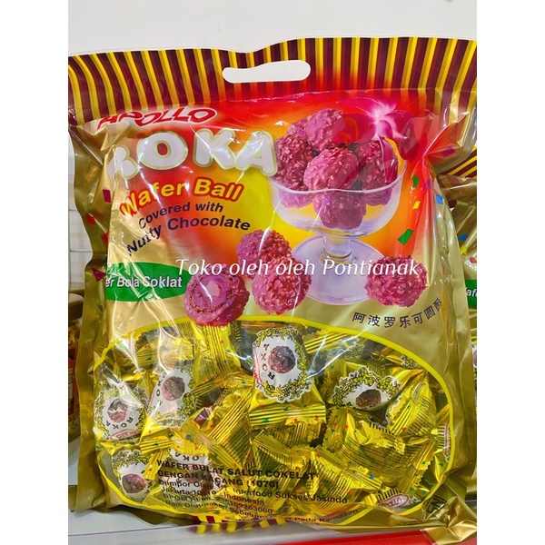 

Apollo Roka Chocolate Refill Wafer Ball/ Roka Coklat ISi 70 pcs 420g