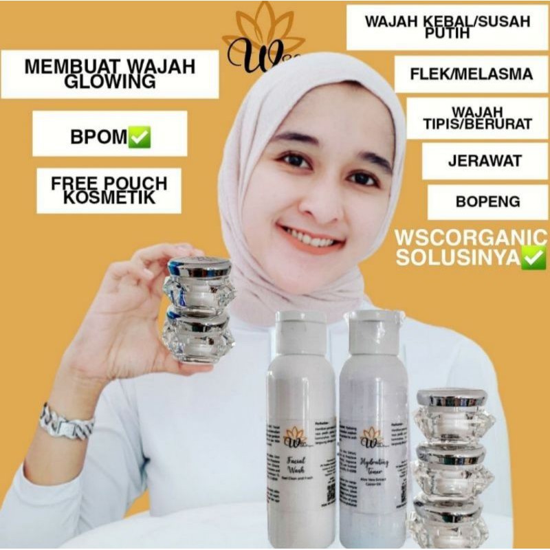 Cream WSC.Organic Viral mini | Paket FLEK series