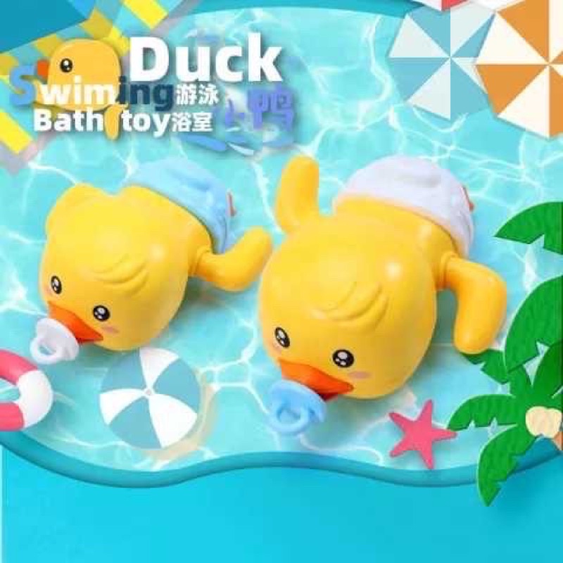 Mainan Mandi Anak bayi kura kura ikan katak bebek bergerak di air-BebekDotCelanaRandom
