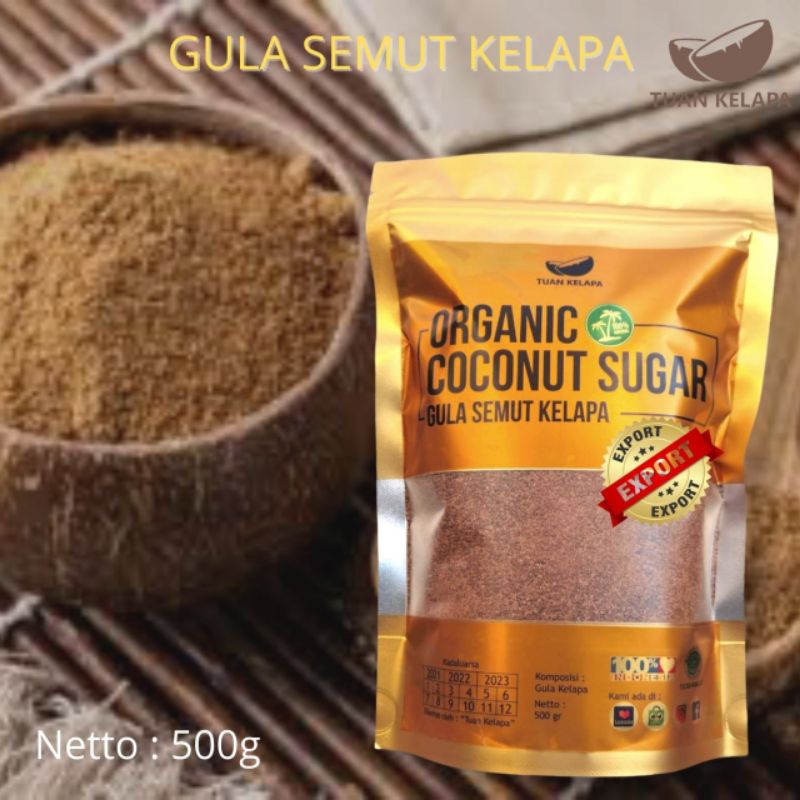 

Gula Semut Bubuk Kelapa Organik / Organic Coconut Sugar Export Quality / Tuan Kelapa