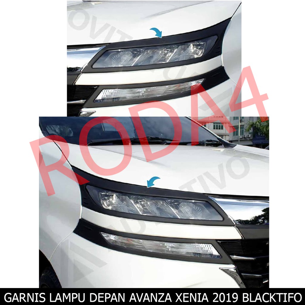 Garnish Lampu Depan Grand Avanza Veloz Great Xenia 2019 Blacktivo