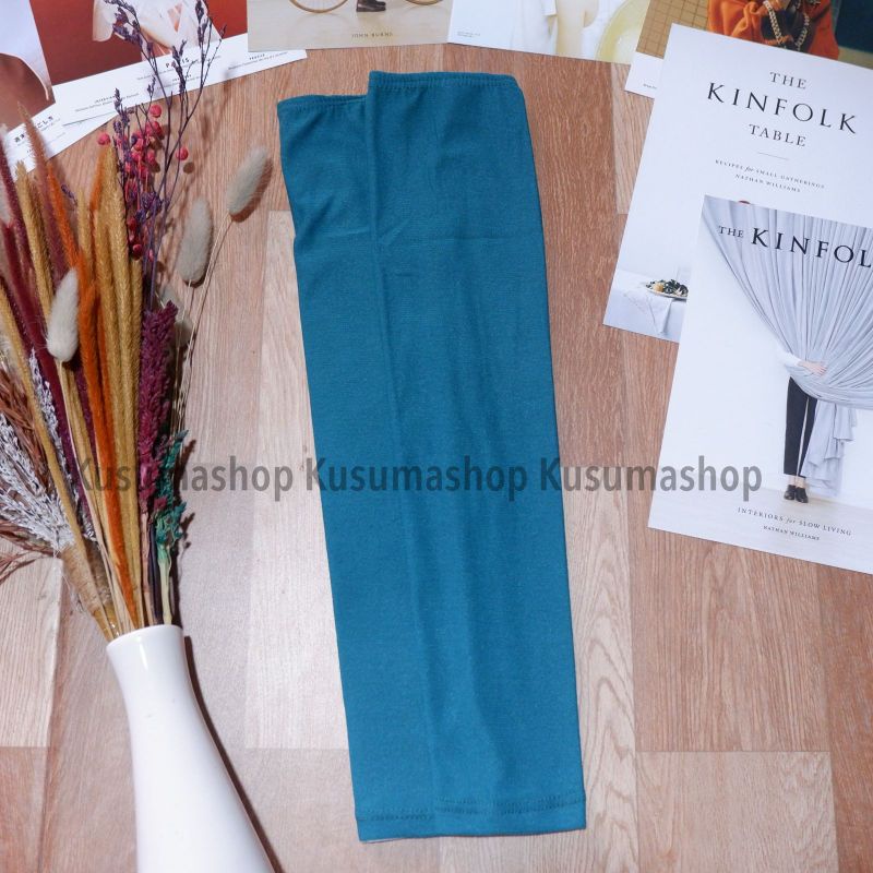 Manset Tangan Bahan Kaos Spandek PE-Dark tosca