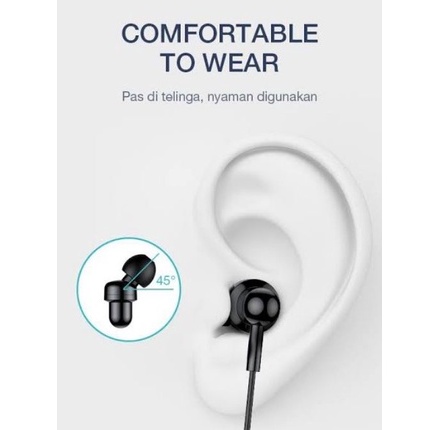 Headset/Earphones High Definition Ultra Bass Stereo For Android Earphone Ergonomic Design By Robot R-20