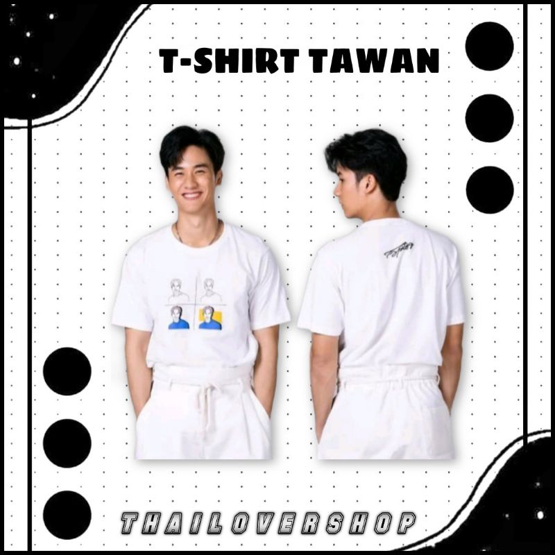 Jual T Shirt Tay Tawan Thai Actor Raikantopeni Gmm Boy Shopee Indonesia