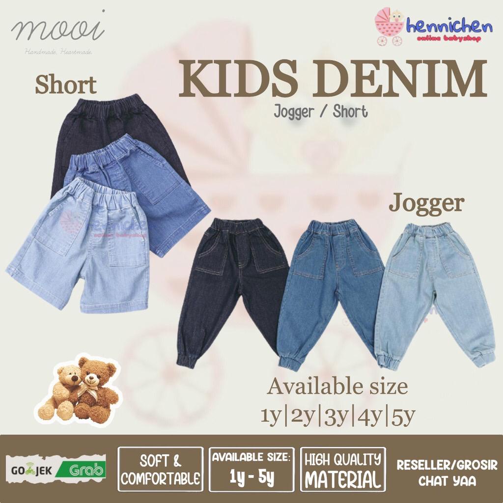 PROMO 7.7 PROMO BAJU LEBARAN MURAH MOOI DENIM SHORT DENIM JOGGER CELANA PENDEK CELANA PANJANG ANAK 1-5 TAHUN