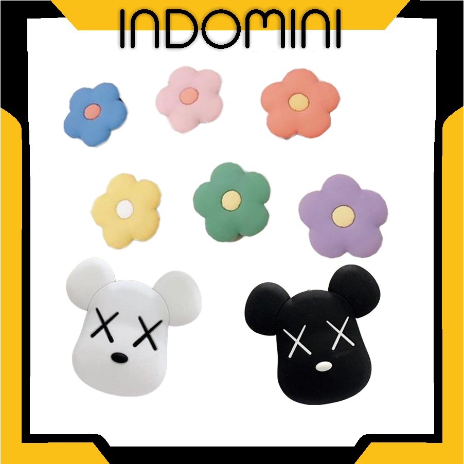 INDOMINI R112 POPSOCKET 3D KARAKTER POP SOCKET PVC AKSESORIS HP HOLDER TEMPEL HANDPHONE MURAH COD