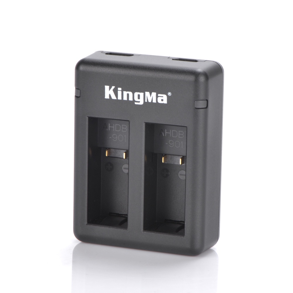 Kingma Charger Baterai 2 Slot for GoPro Hero 9 &amp; 10 - BM059 - Black