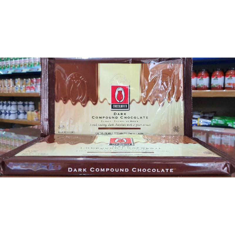 Tulip Dark Chocolate Compound 1Kg / Dark Coklat Tulip 1Kg / Coklat Dark Compound Tulip
