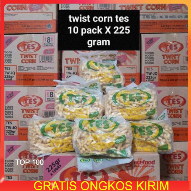 

Tes jagung twist corn 225gr Depok