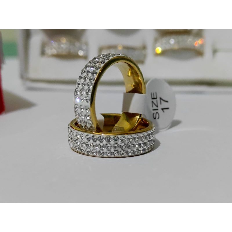 GROSIR Cincin Titanium Permata