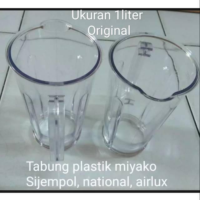 Tabung blender plastik ukuran 1liter