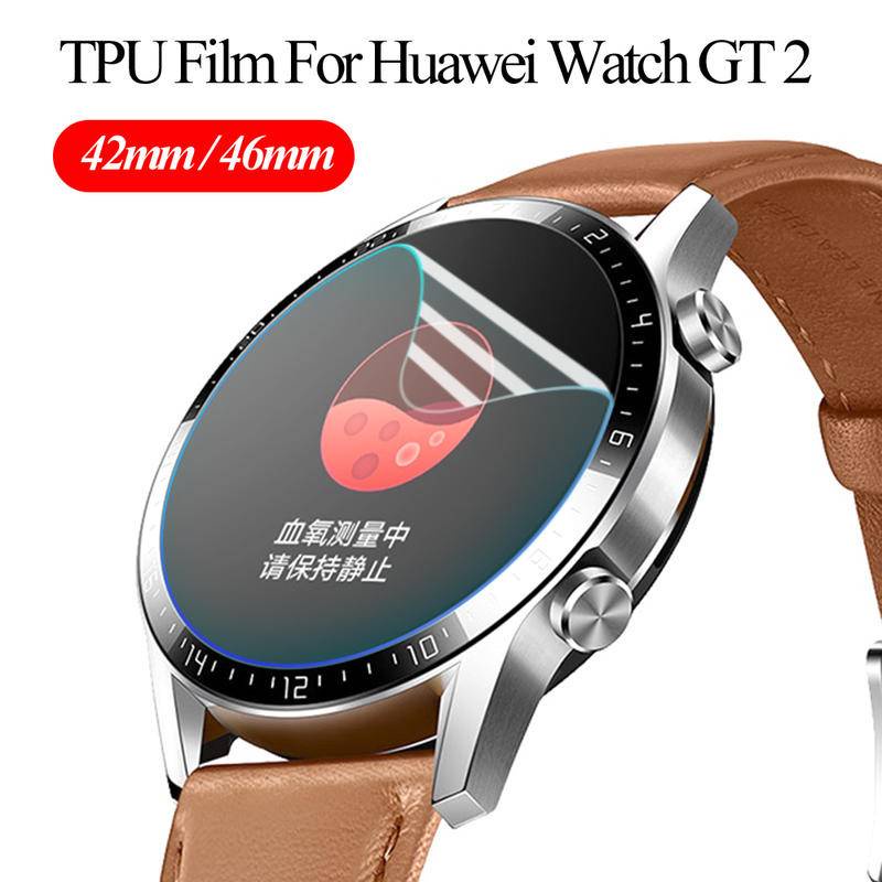 Pelindung Layar Hydrogel HD Anti blue light Bahan TPU 46mm Untuk Huawei GT2 GT3 Pro GT2e GT Runner Smartwatch 3 Pro Honor Magic 2