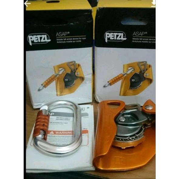 PETZL ASAP FALL ARRESTER + OK TRIACKLOCK B71AAA