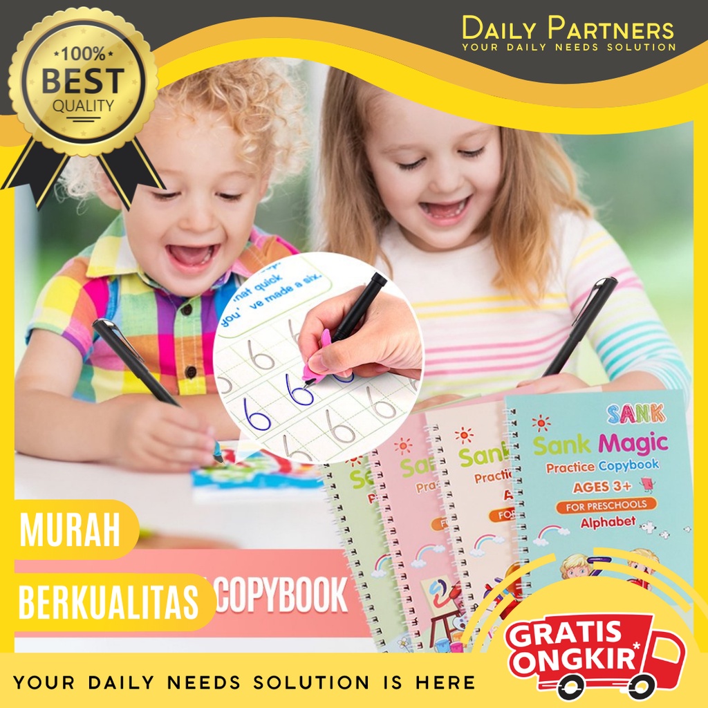 

Set Buku Latihan Menulis Kaligrafi Sank Magic / Practice Book Sank