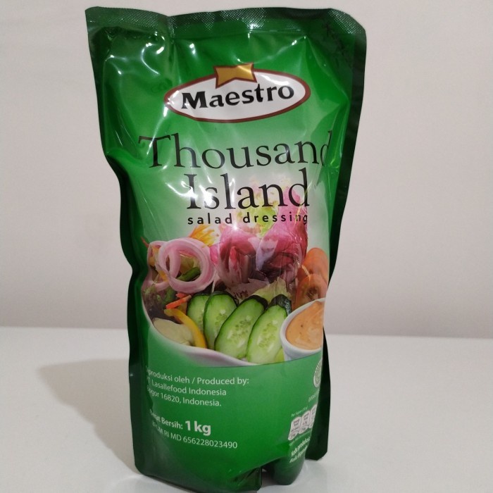 

MAESTRO THOUSAND ISLAND 1 KG MAYO THOUSAND ISLAND POUCH