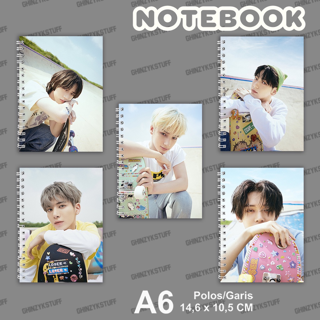 

Notebook KPOP TXT The Chaos Chapter- FIGHT OR ESCAPE Seri 2 Ukuran A6 (10.5x14.5cm) KPOP Merchandise