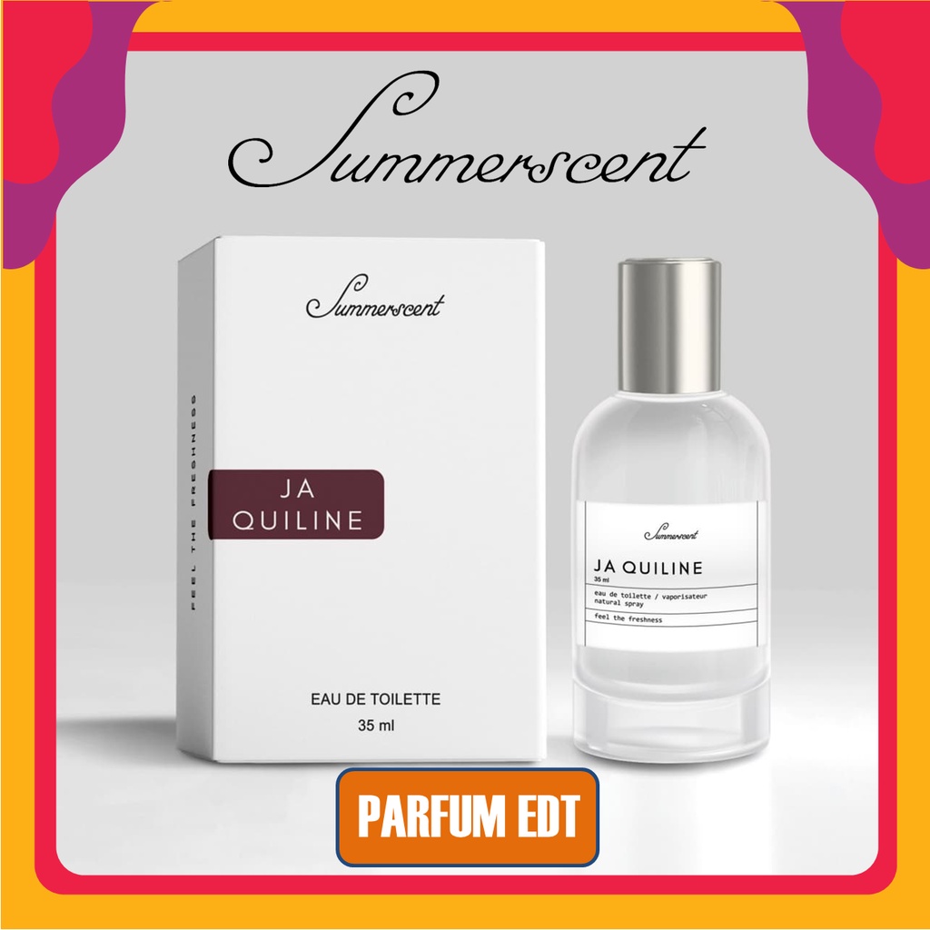 PARFUM SUMMERSCENT | 35 ML | 6 VARIAN | UNISEX WANGI ELEGANT EAU DE TOILETTE | JA QUILINE